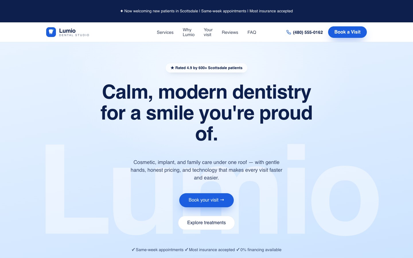 Dental funnel — GoHighLevel build