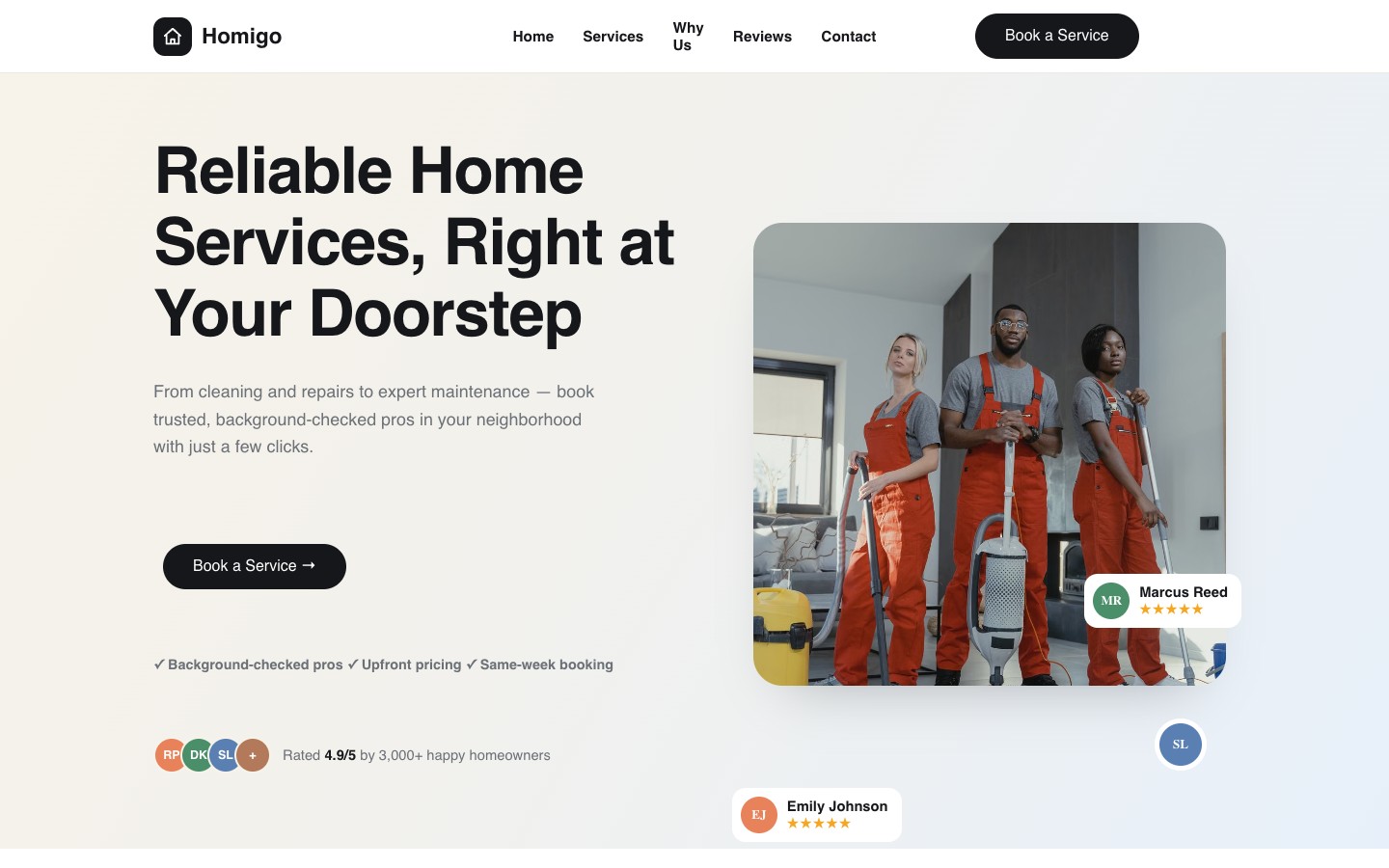 Home Services funnel — GoHighLevel build