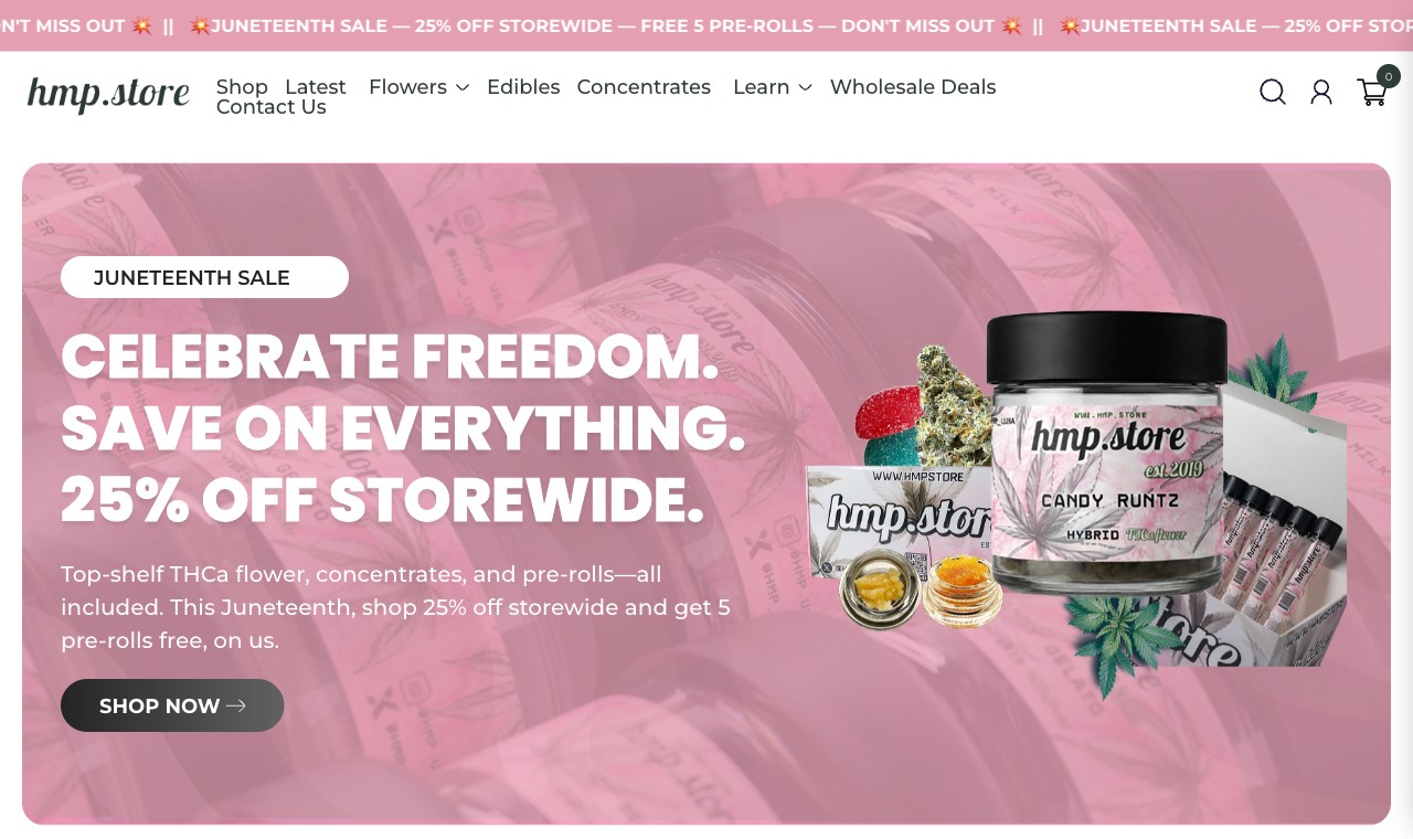 HMP STORE — screenshot